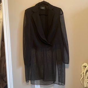Akris cropped mesh blazer